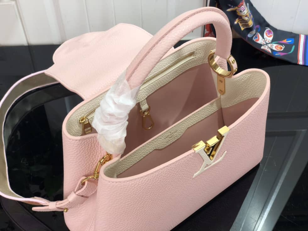 L0vis Vvtt0n Capucines MM Pink M59597 Replica Shoulder Bag