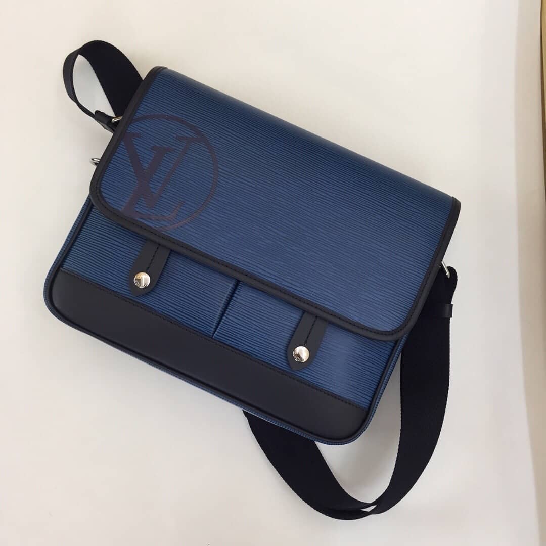 L0vis Vvtt0n Epi Downtown PM Messenger Bag Replica Blue M53492