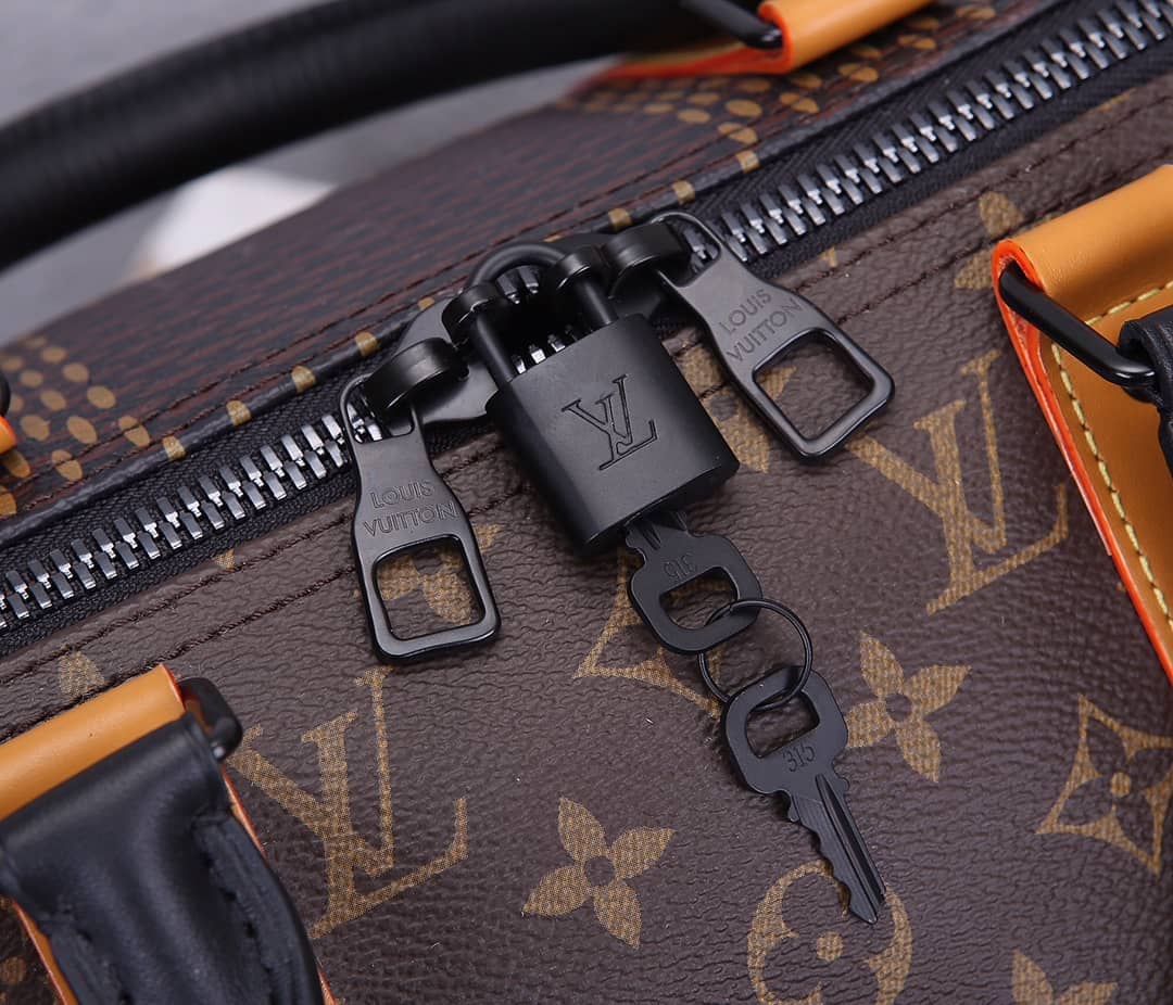 LV Duffle Bag Replica Keepall Bandouliere Nigo Giant Damier N40360