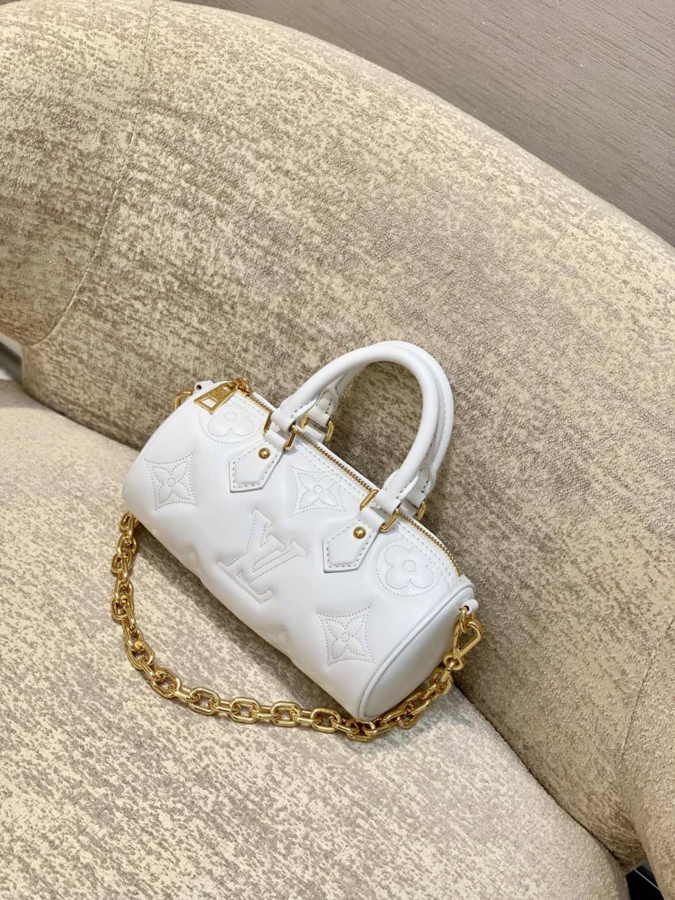 L0vis Vvtt0n Papillon BB White M59826 Replica Shoulder Bag