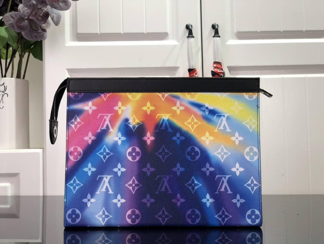 L0vis Vvtt0n Sunset Monogram Multicolor Voyage Replica Pochette Blue M45941