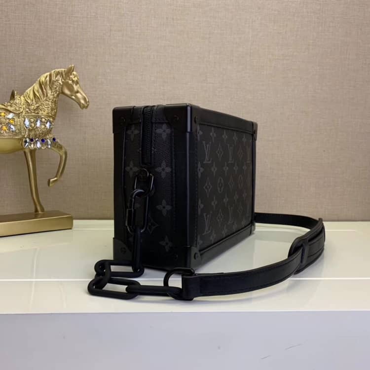 L0vis Vvtt0n x Virgil Abloh Monogram Soft Trunk Replica Black M44478