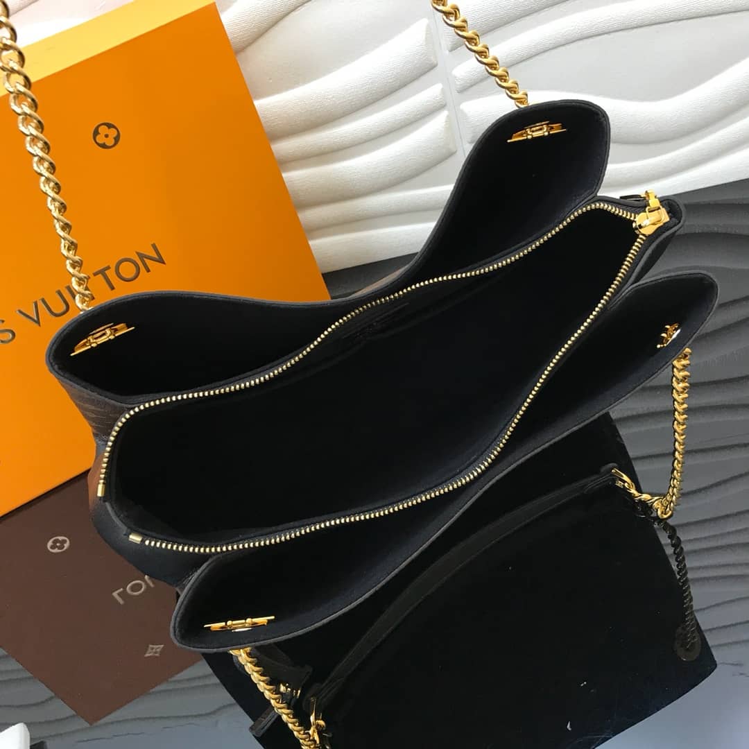 L0vis Vvtt0n Surene MM Monogram Chain Shoulder Bag Replica Black M43772