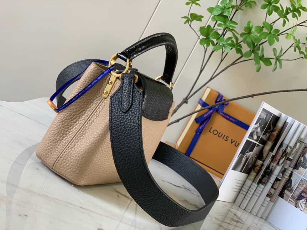 L0vis Vvtt0n Capucines Mini Python Skin N95509 Replica Crossbody Bag