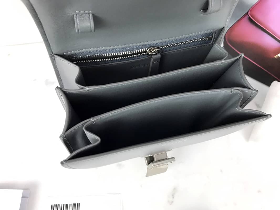 Ce1i*e Box Bag Dupe Teen Classic Calfskin Box Replica Handbag