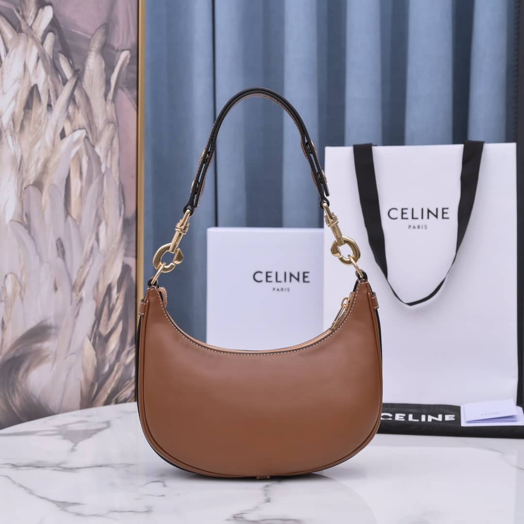 Ce1i*e Ava Calfskin Hobo Replica Bag