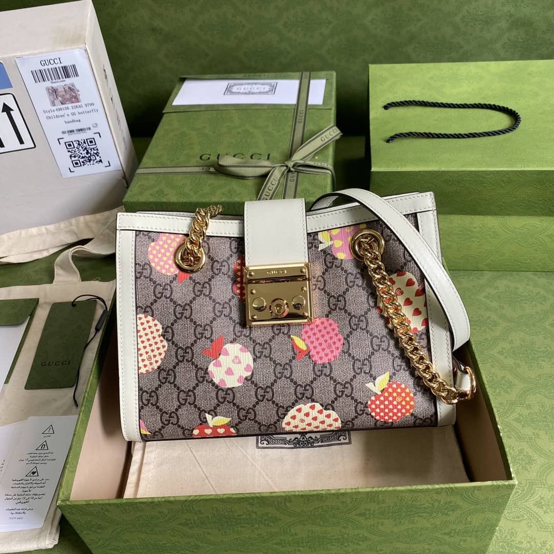 Gvc*1 Padlock Small Berry Tote Replica 498156