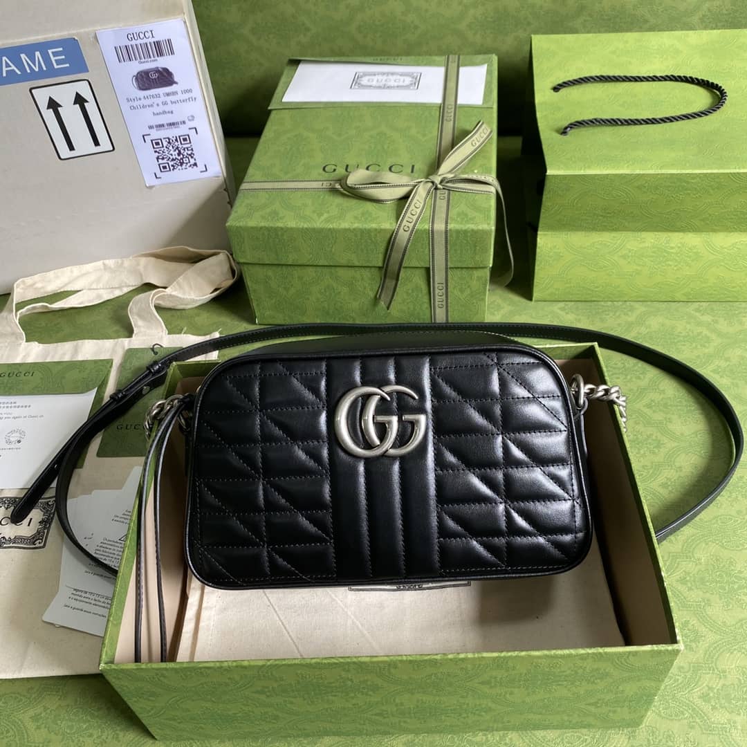 Gvc*1 Marmont Dupe GG Small Matelassé Shoulder Bag Replica 447632