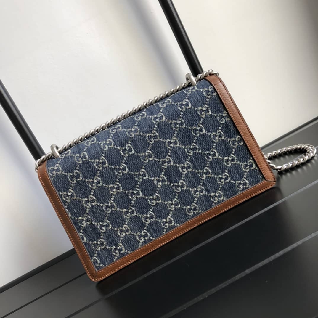 Gvc*1 Dionysus Dupe GG Svp*me Dionysus Chain Shoulder Bag Replica Blue 400249