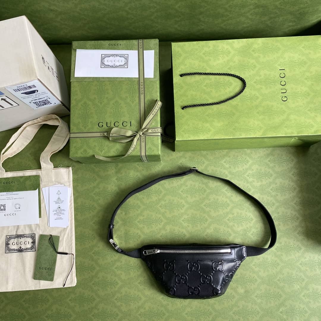 Gvc*1 GG Embossed Belt Bag Replica 658582