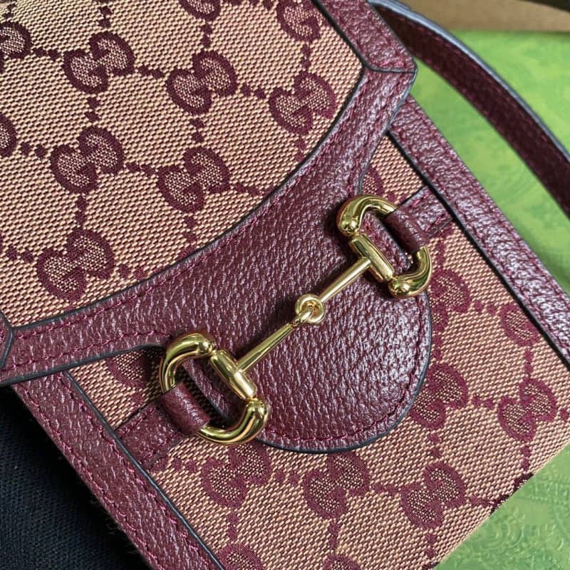 Gvc*1 Horsebit 1955 Mini Bag Replica Red 625615