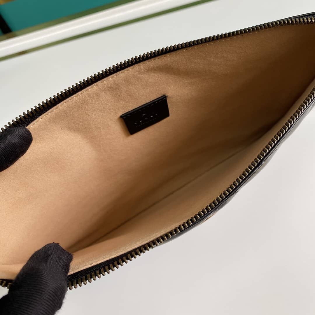 Gvc*1 GG Marmont Leather Clutch Replica 476440