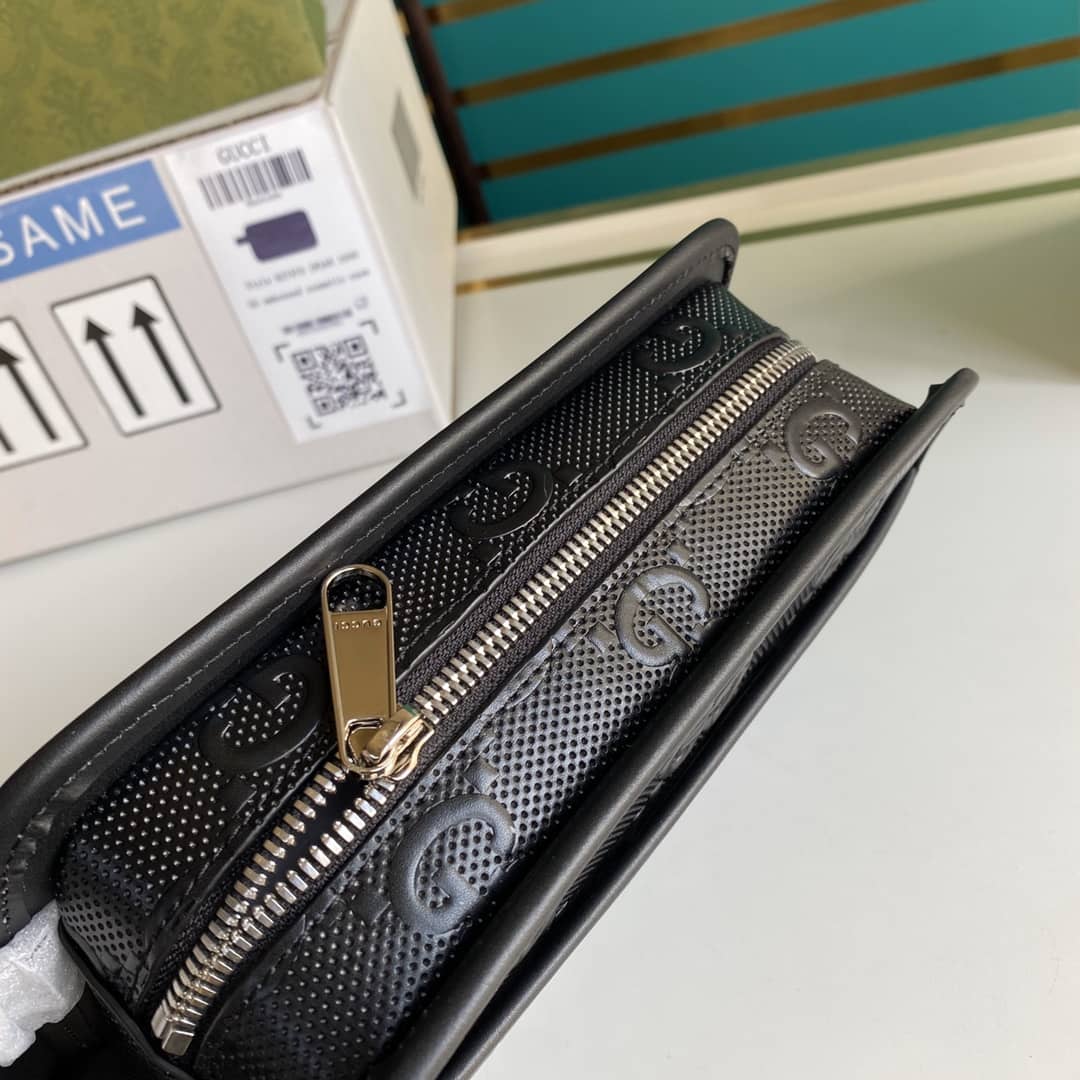 Gvc*1 GG Embossed Cosmetic Case Replica 627470