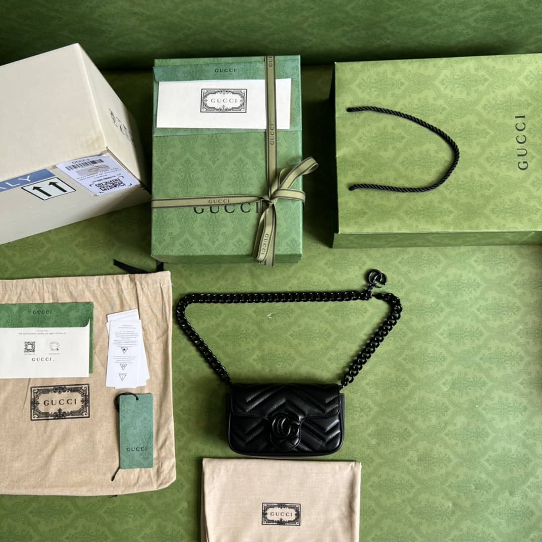 Gvc*1 GG Marmont Belt Bag 699757 Replica Crossbody Bag