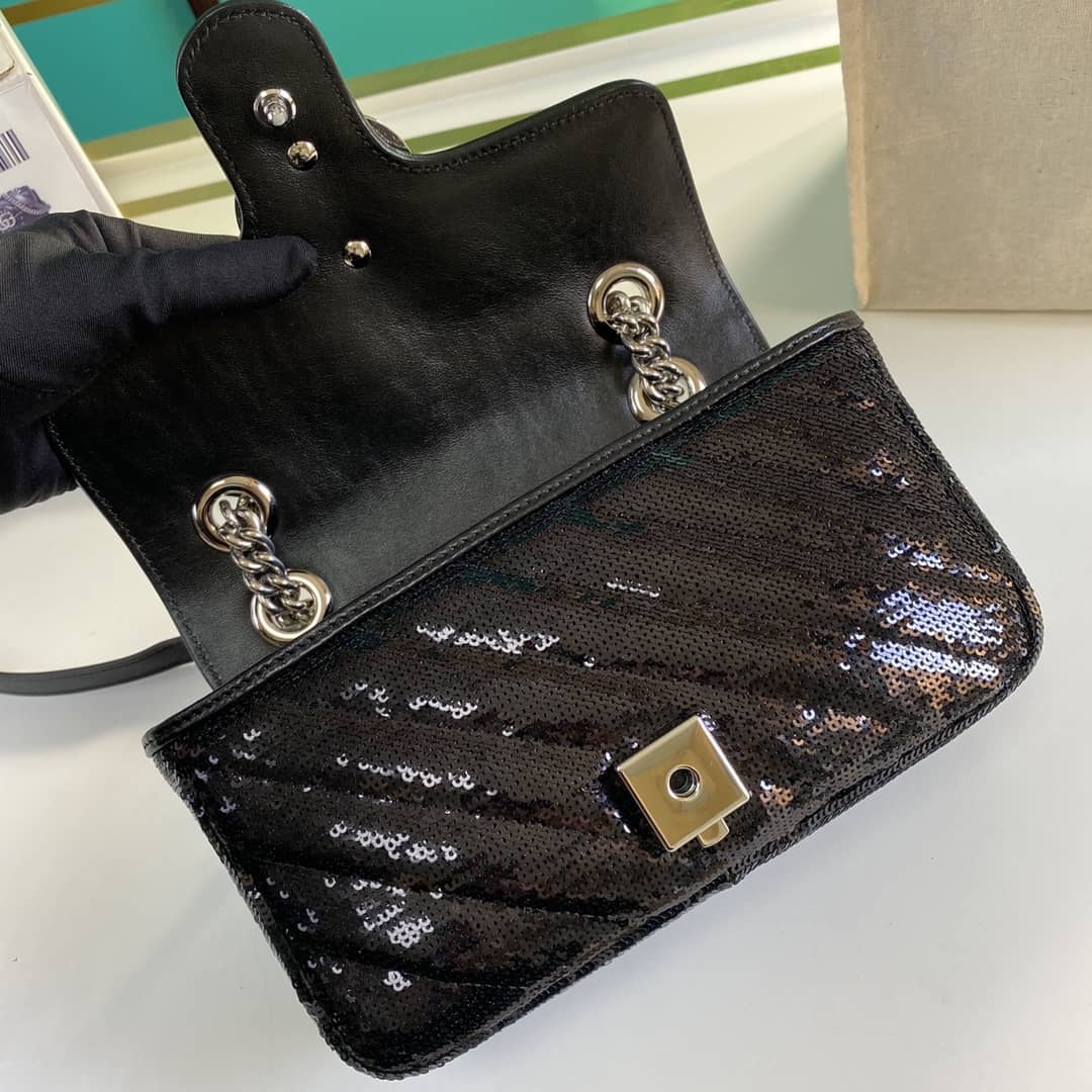 Gvc*1 Marmont GG Matelasse Leather Mini Shoulder Bag Replica 446744