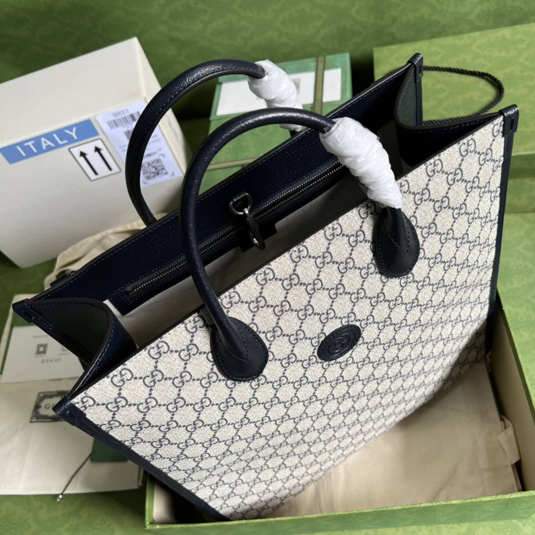 Gvc*1 Medium Tote With Interlocking G 674155 Replica Bag