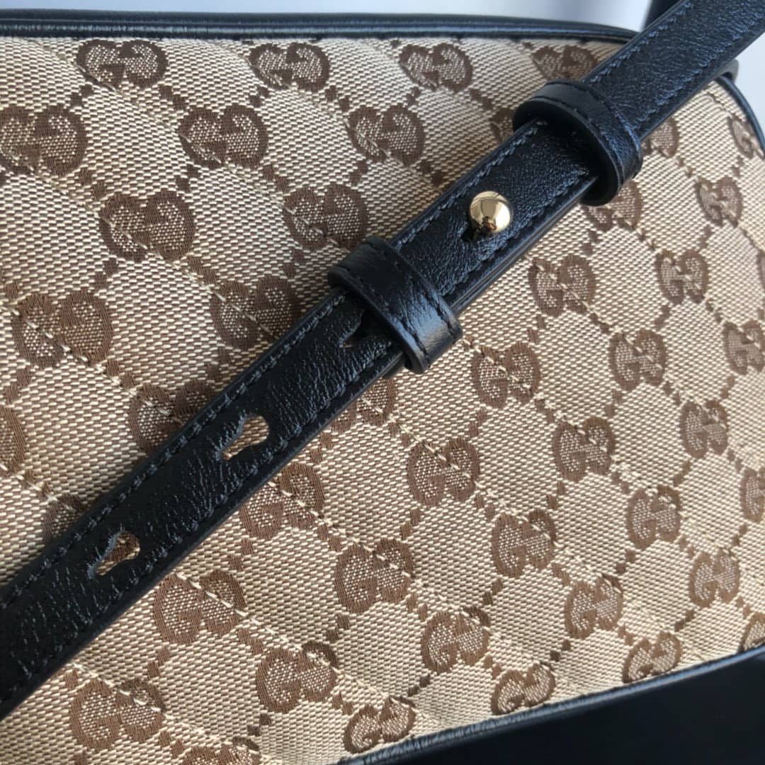 Gvc*1 GG Marmont Small Shoulder Handbag Camera Bag Replica Brown 447632