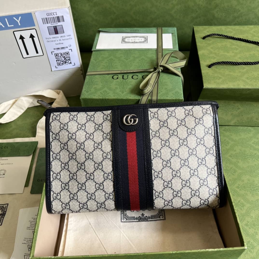 Gvc*1 Ophidia GG Toiletry Case 598234 Replica Clutch