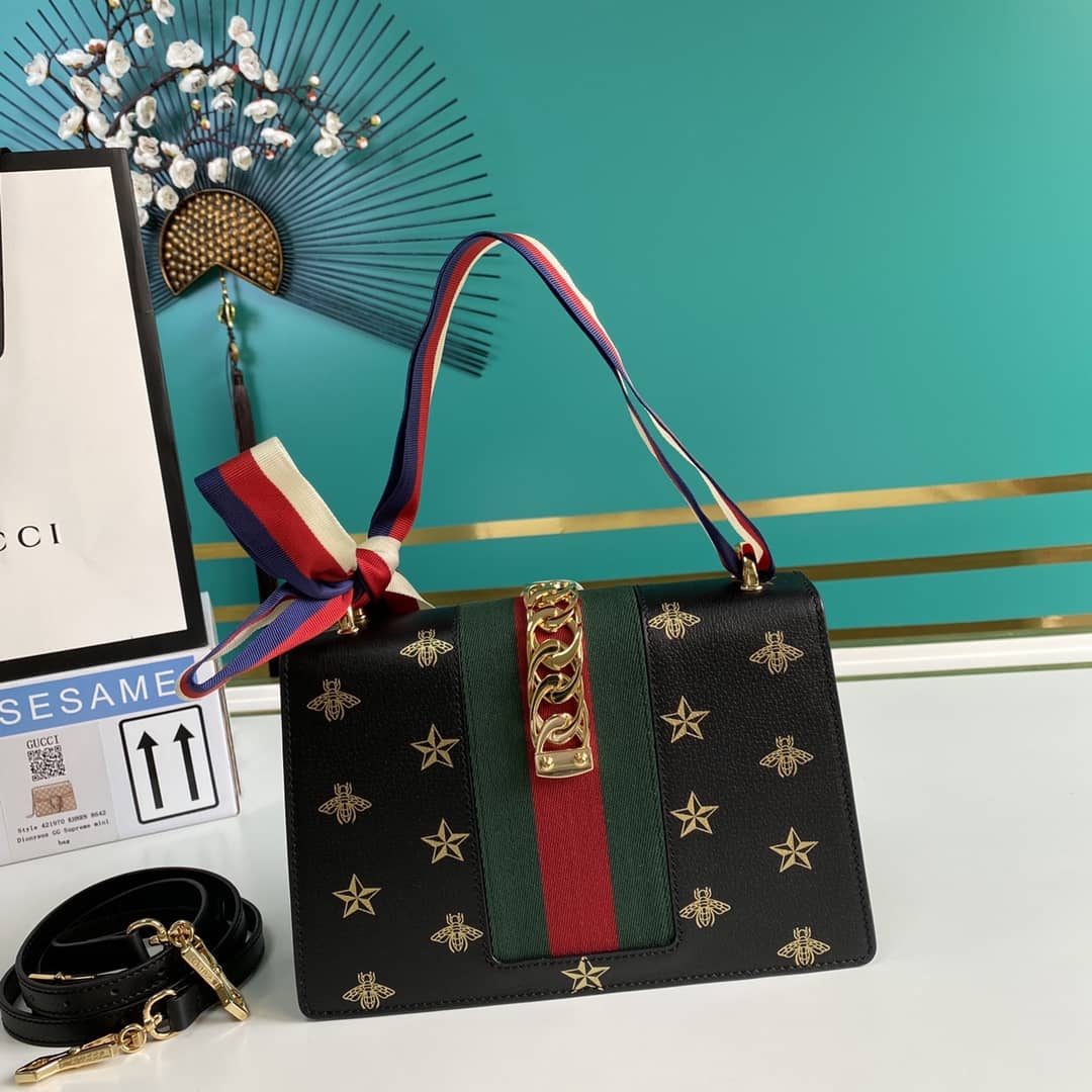 Gvc*1 Sylvie Bee Star Small Shoulder Bag Replica 524405