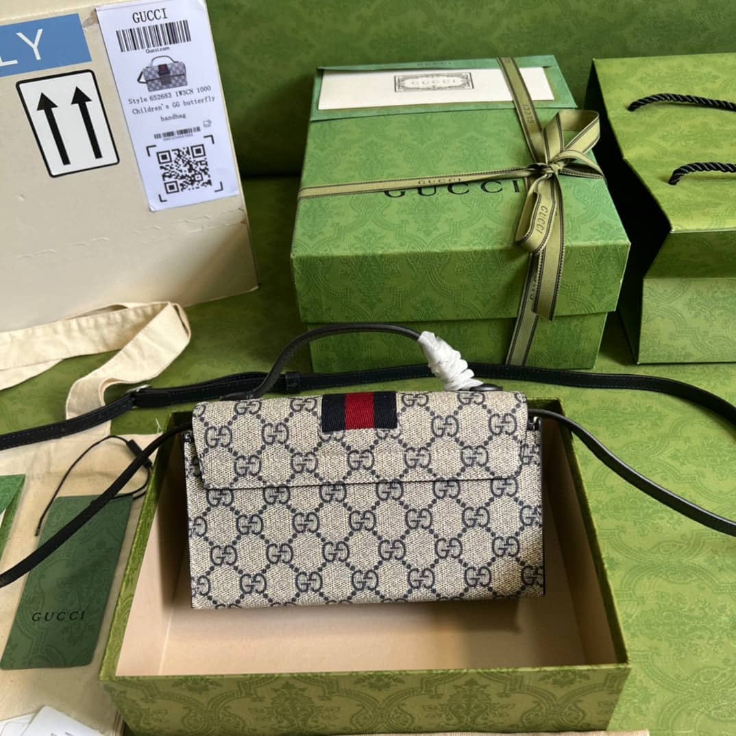 Gvc*1 Crossbody Dupe Padlock Mini GG Svp*me Canvas Top Handle 652683
