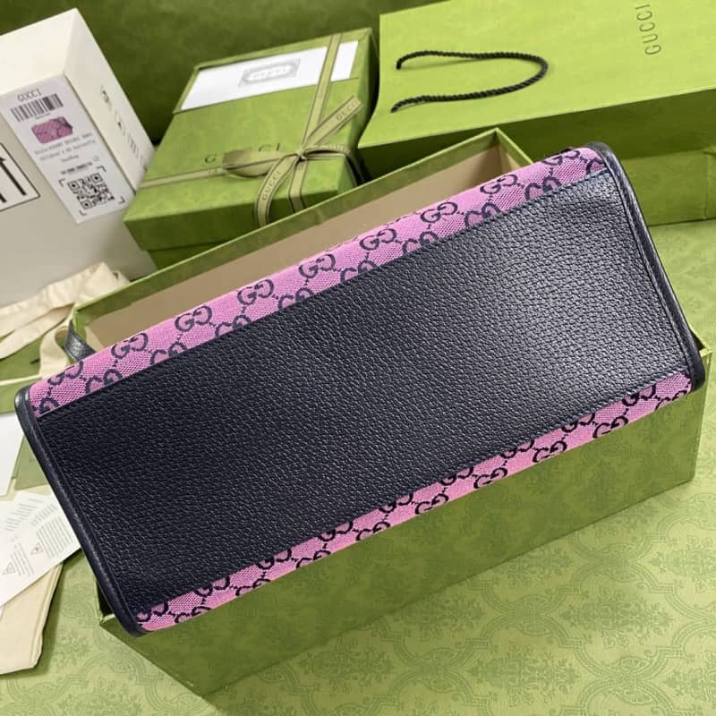 Gvc*1 Les Pommes Large Tote Replica Purple 659980