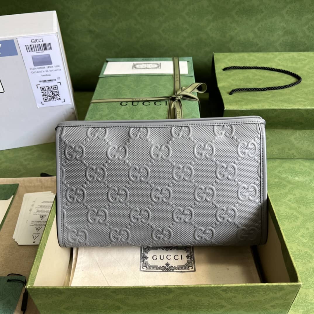 Gvc*1 GG Embossed Cosmetic 625568 Replica Clutch