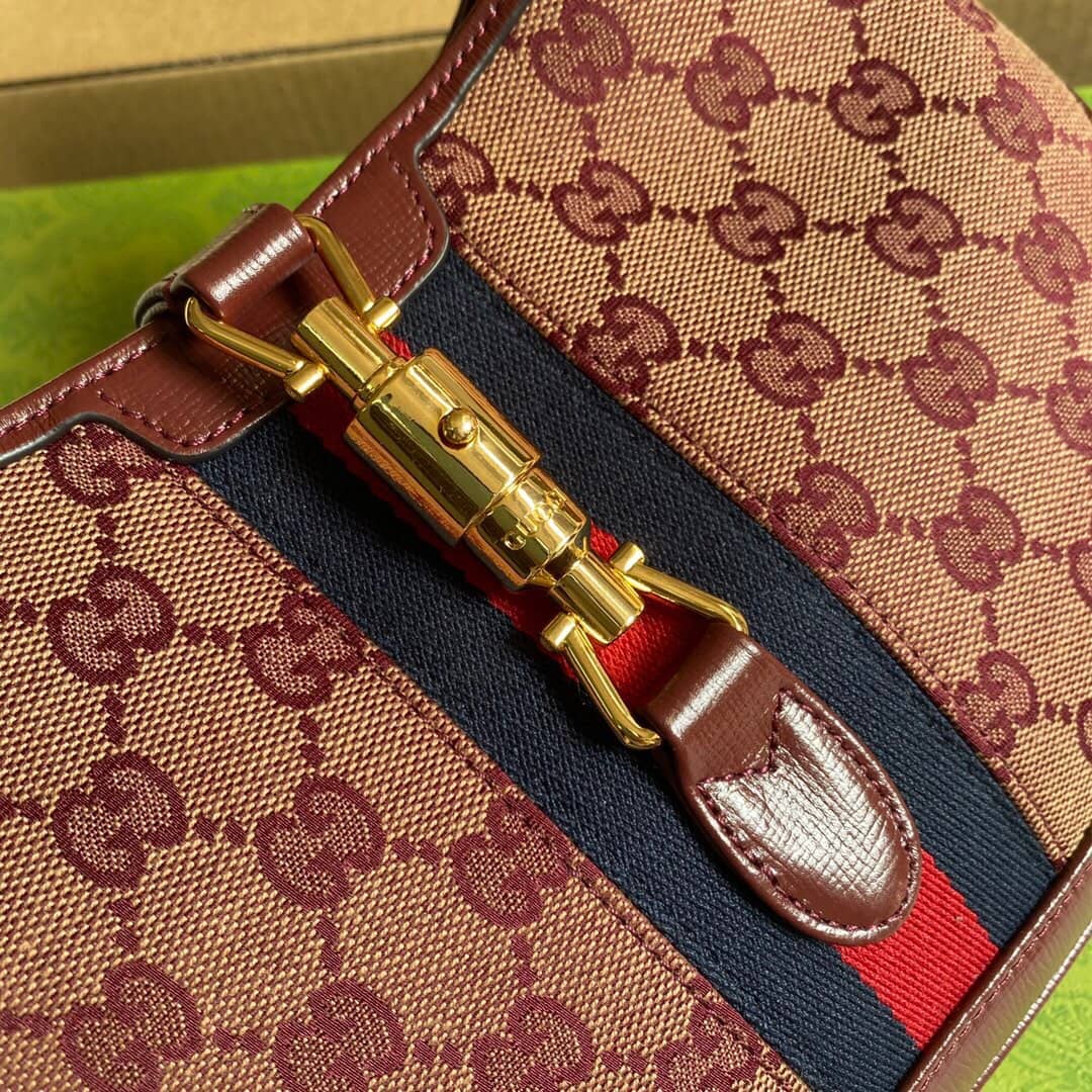 Gvc*1 GG Jackie 1961 Mini Shoulder Bag Replica Red 637092