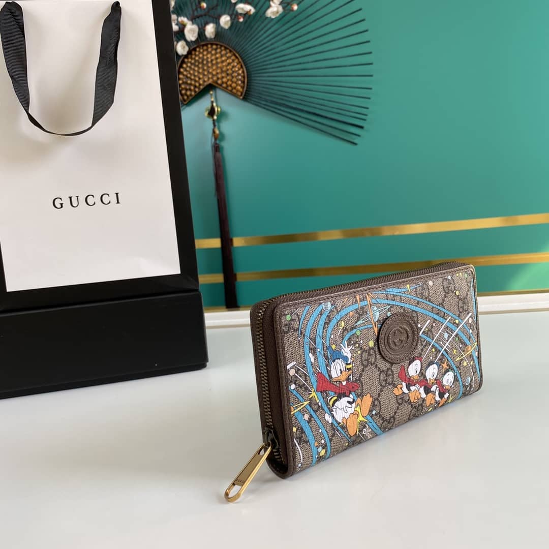 Gvc*1 Donald Zip Around Wallet Replica 647940