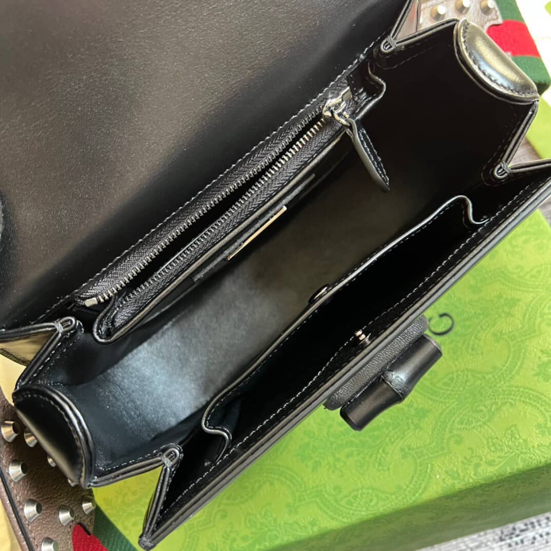 Gvc*1 Bamboo 1947 Small Top Handle Bag 675797 Balck Replica