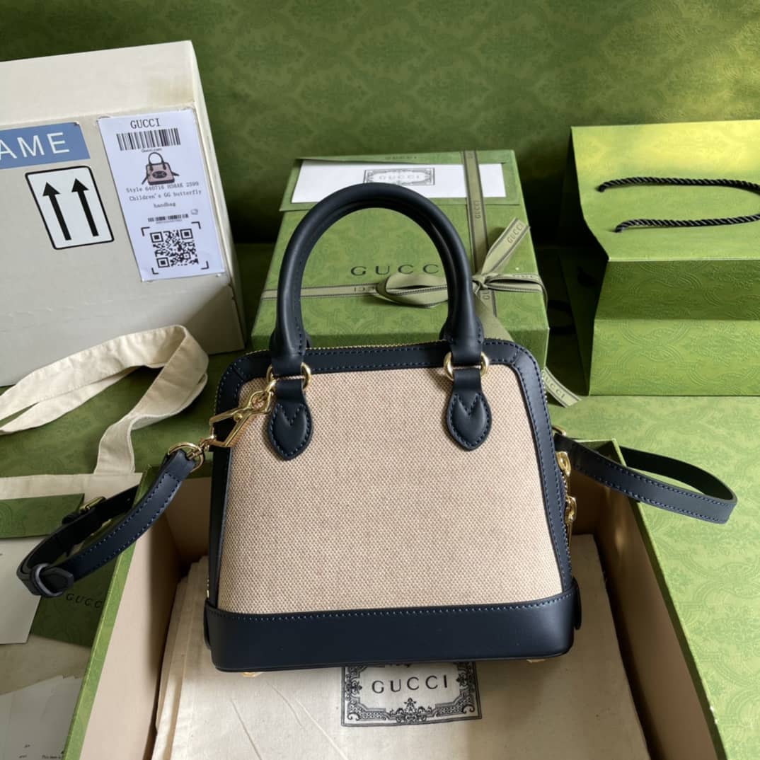 Gvc*1 1955 Horsebit GG Mini Top Handle Bag Replica 640716