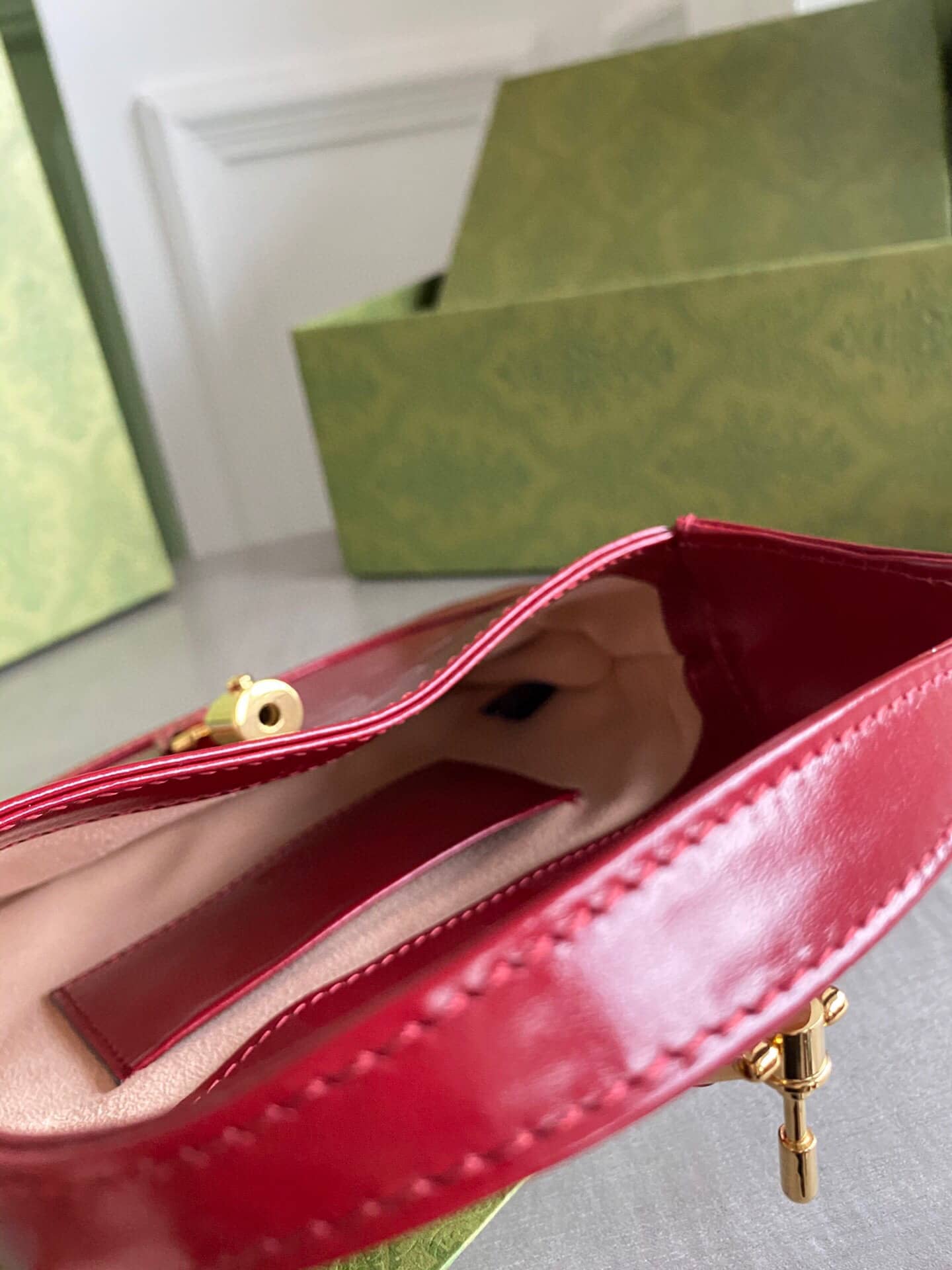 Gvc*1 Jackie 1961 Mini Shoulder Bag Replica Red 637091