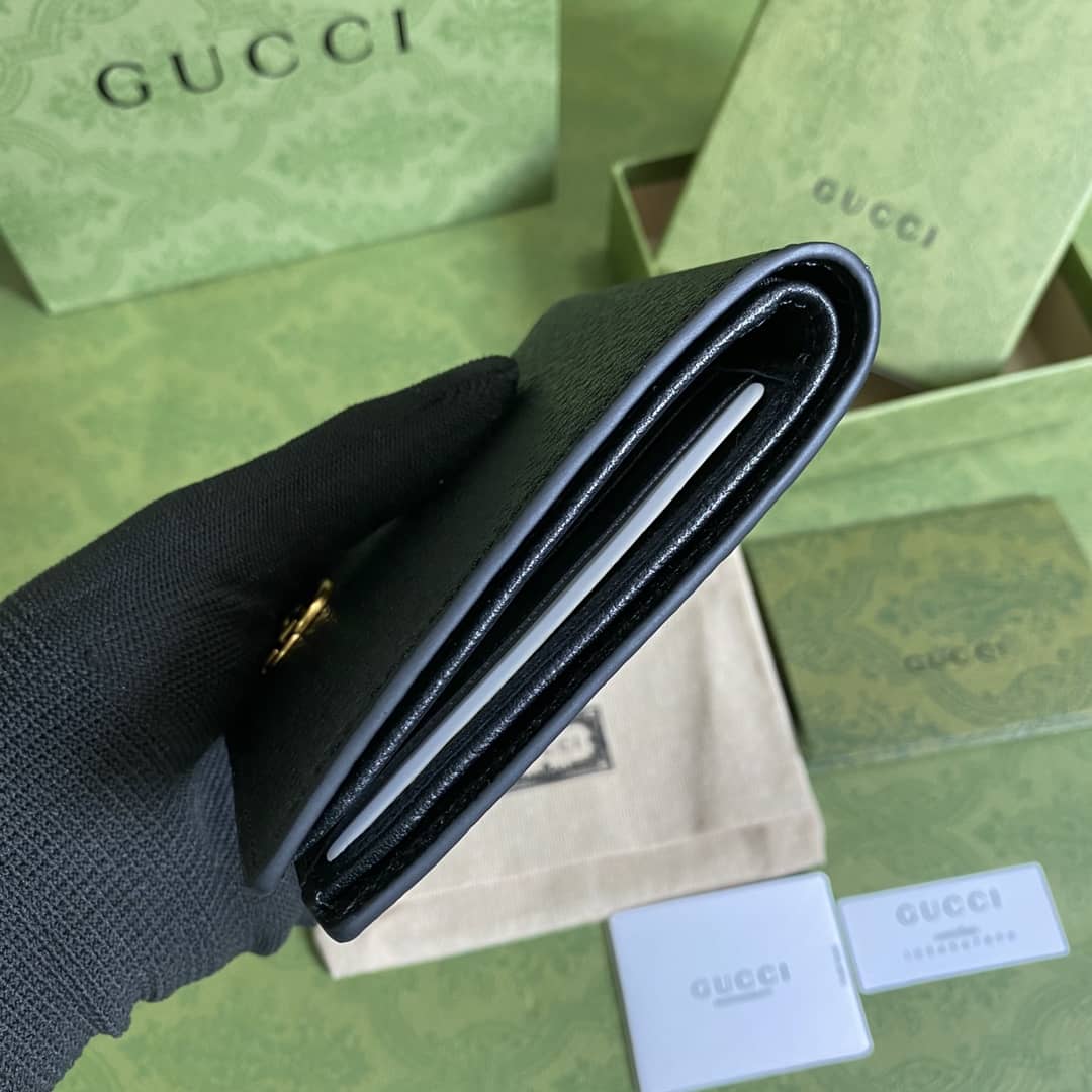 Gvc*1 GG Marmont 2-fold Wallet Replica 428726