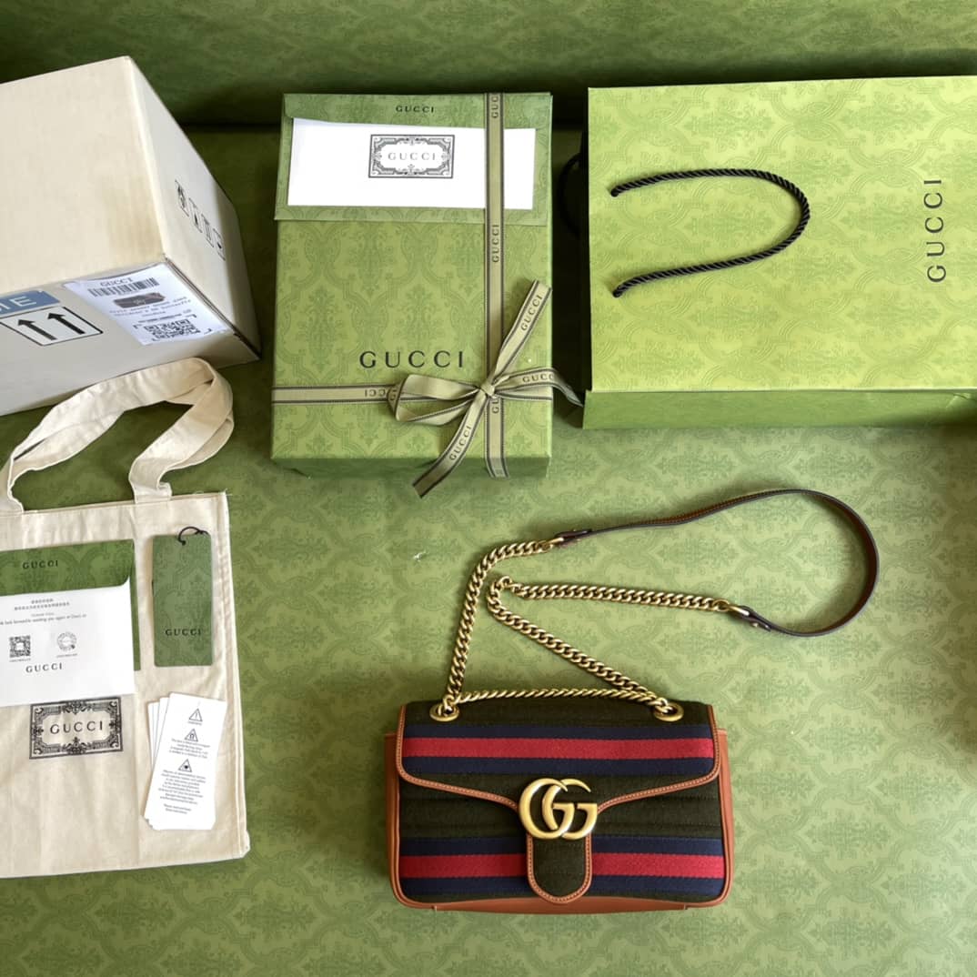 Gvc*1 Marmont GG Small matelassé Shoulder Bag Replica 443497
