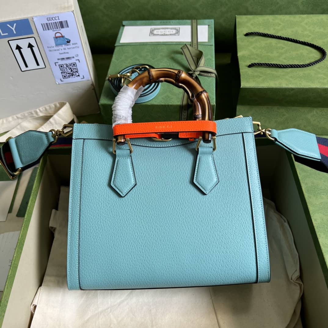 Gvc*1 Diana Small Tote Blue 702721 Replica Bag