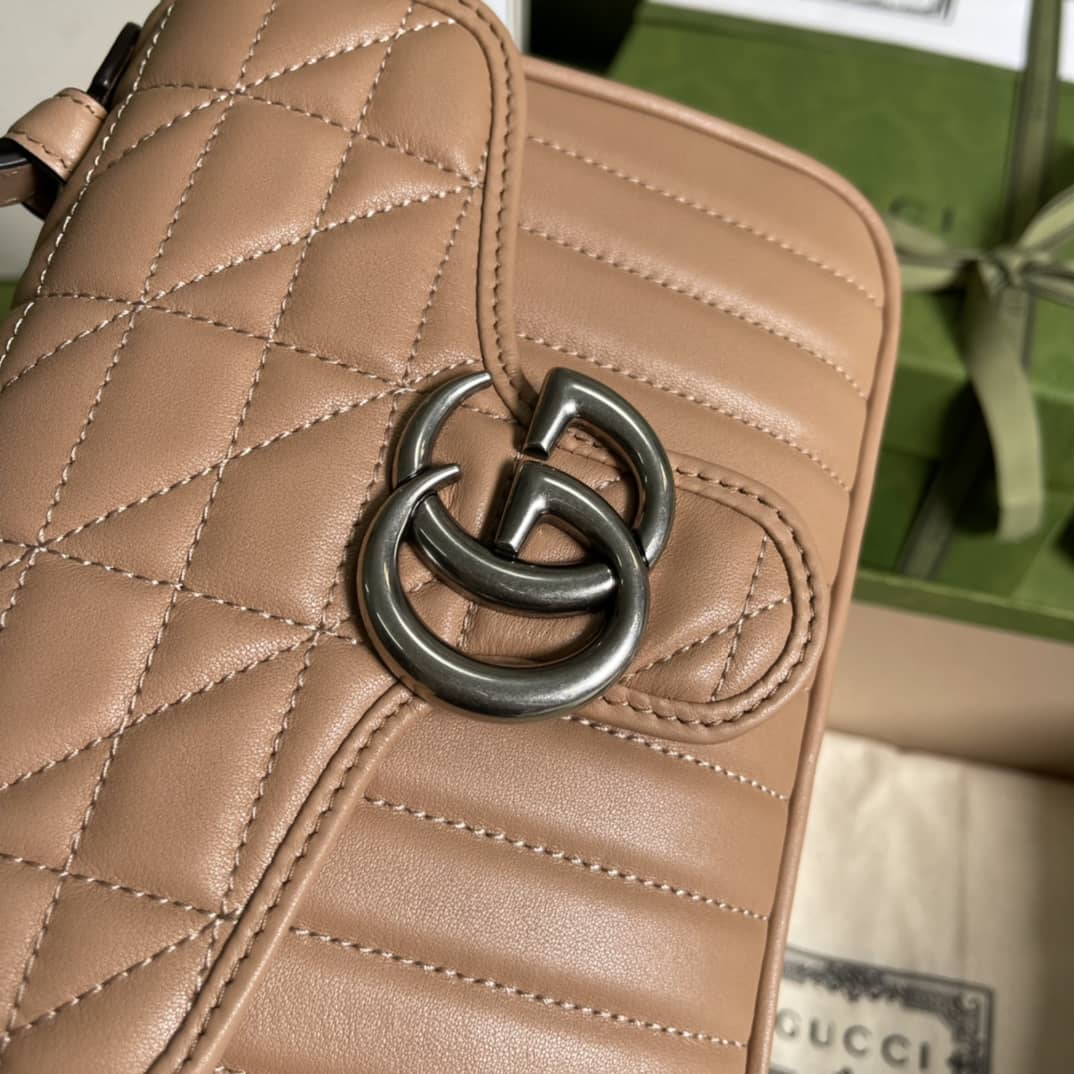 Gvc*1 Marmont GG Mini Top Handle Bag Replica 583571