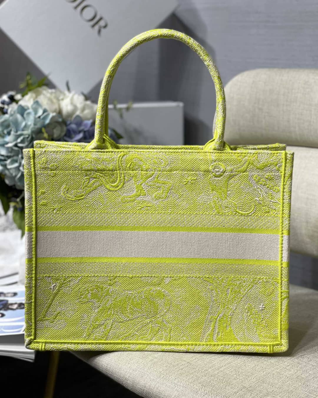 Chr1st1an D10r Tote Bag Dupe CD Book Embroidery