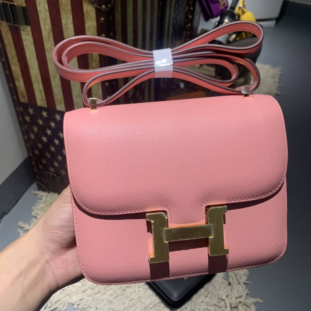 H**me5 Replica Constance Bag 18CM Epsom Leather