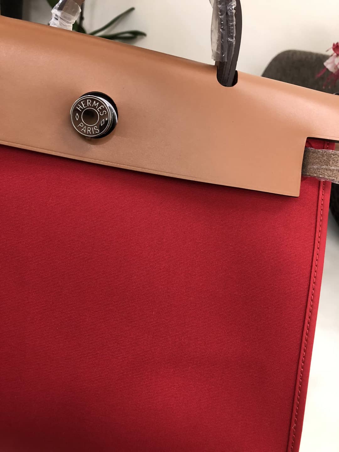 H**me5 Bag Replica 31 Canvas Leather  HerBag