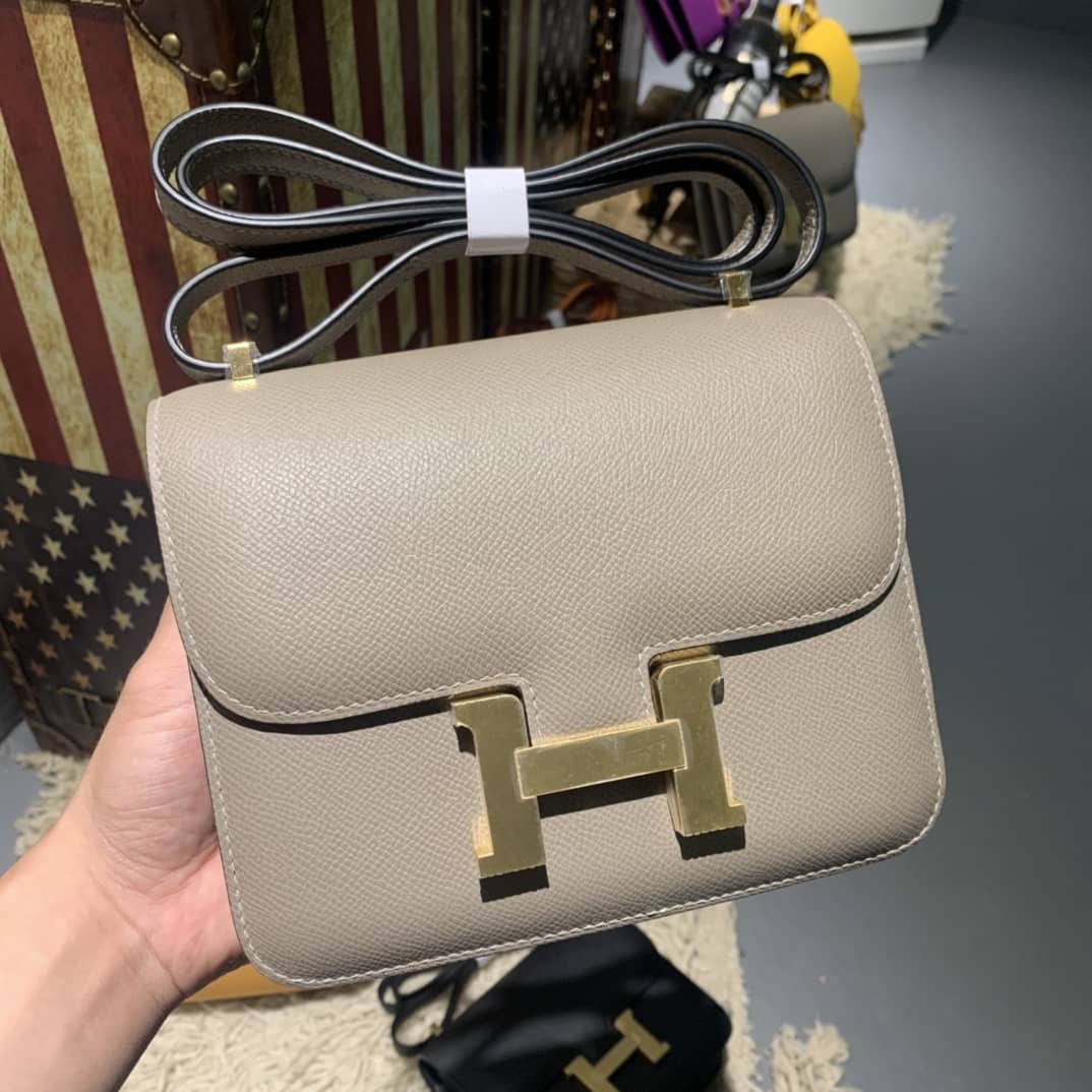H**me5 Replica Constance Bag 18CM Epsom Leather