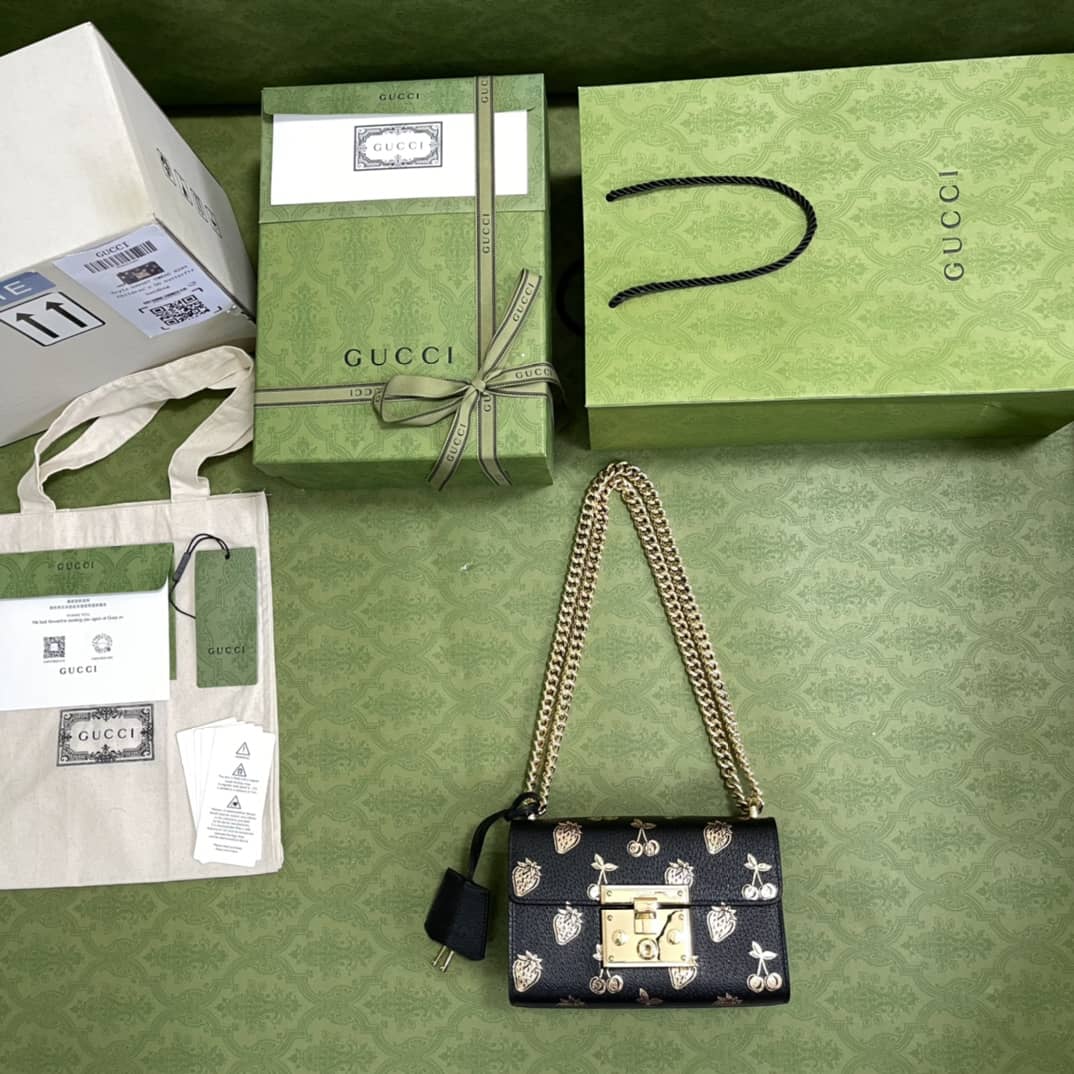 Gvc*1 Padlock GG Small Shoulder Bag Replica 409487
