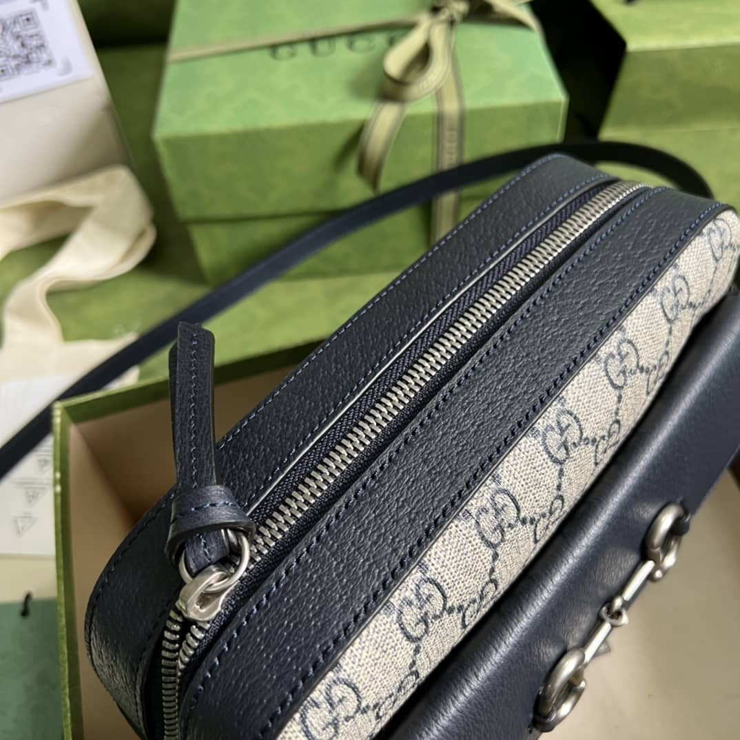 Gvc*1 Horsebit Bag Dupe GG Svp*me Canvas 645454 Replica Crossbody Bag