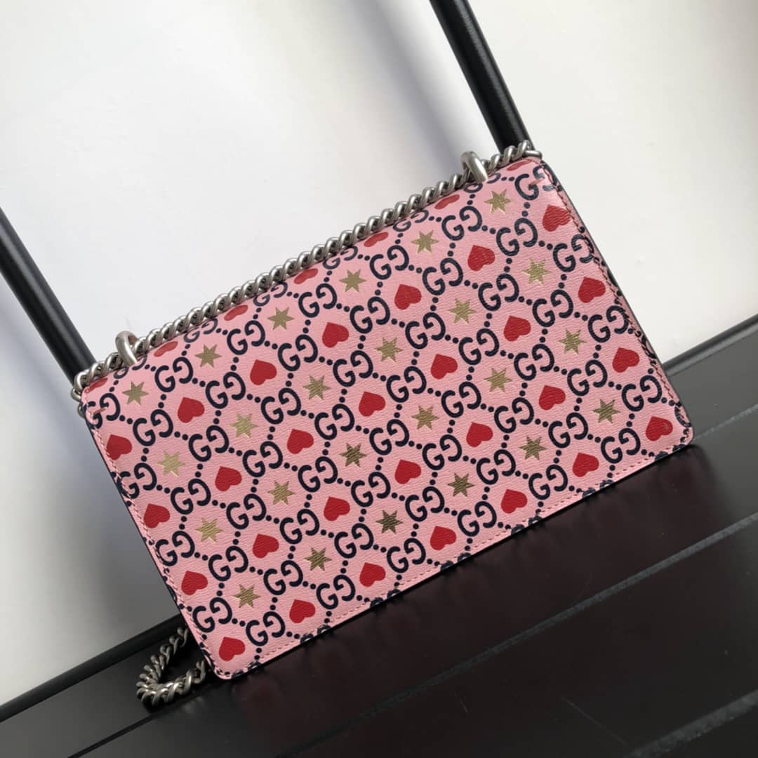 Gvc*1 Dionysus Dupe GG Svp*me Dionysus Chain Shoulder Bag Replica Pink 400249