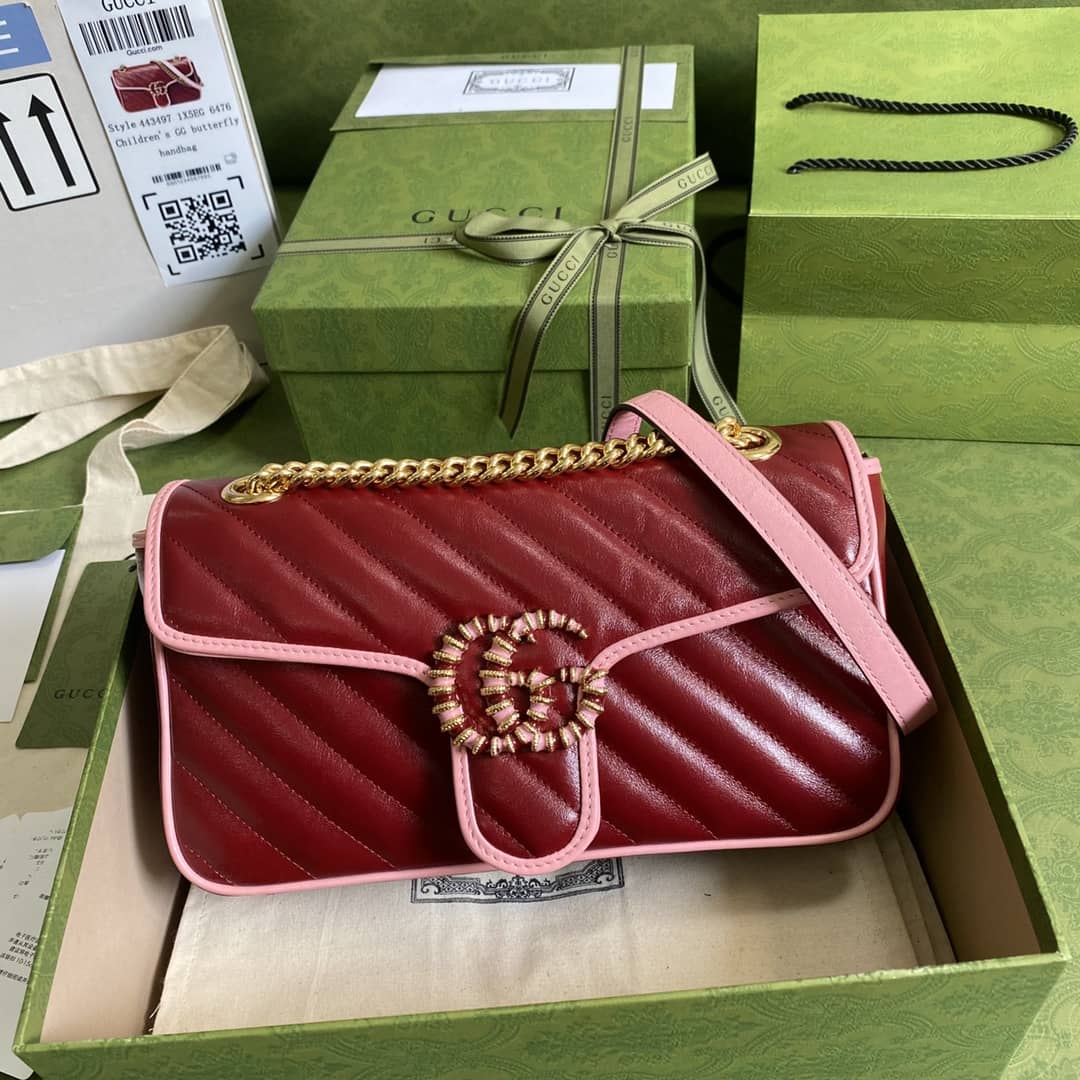 Gvc*1 Marmont GG Small matelassé Shoulder Bag Replica 443497