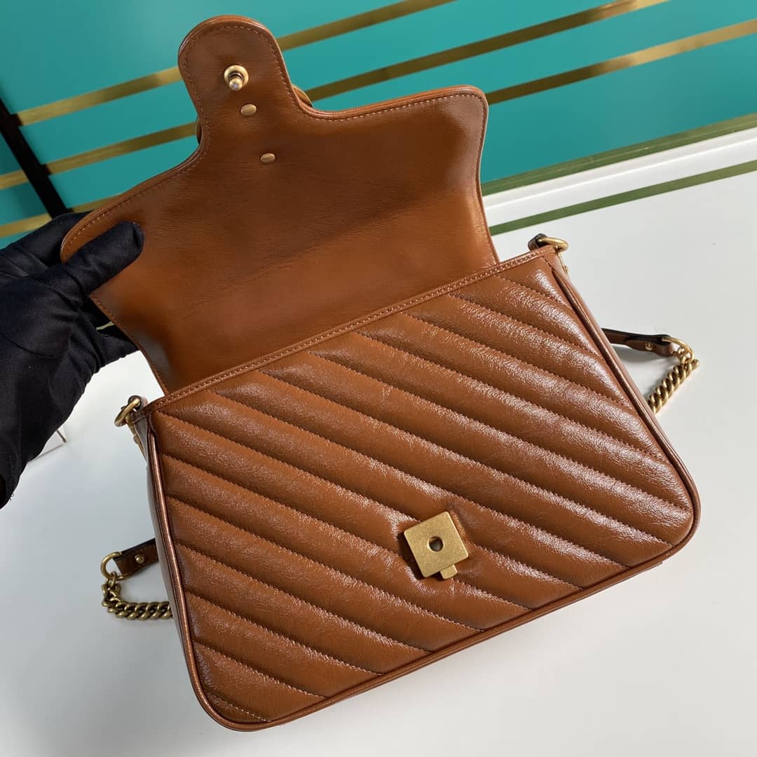 Gvc*1 Marmont Dupe GG Small Top Handle Bag Replica 498110
