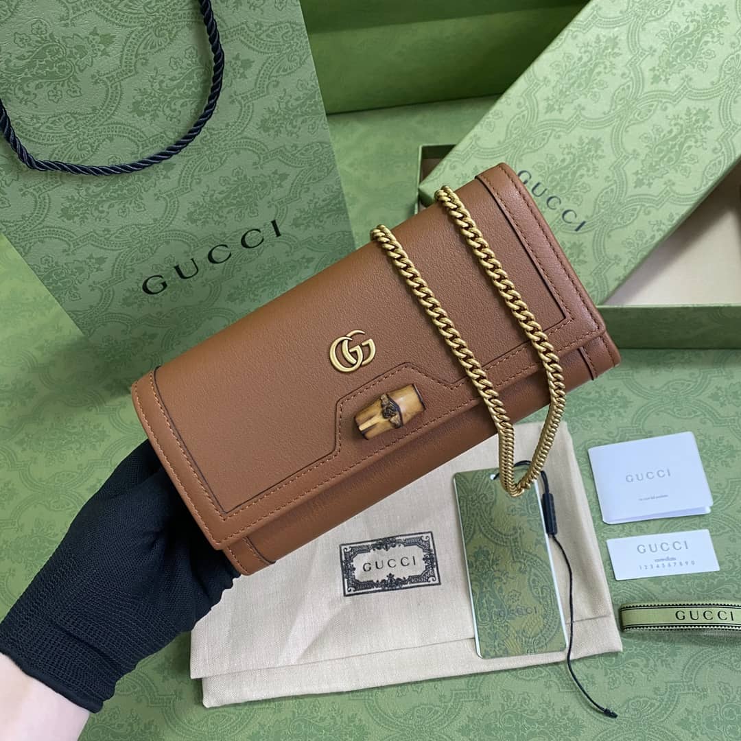 Gvc*1 Diana Bamboo Chain Wallet Replica 658243