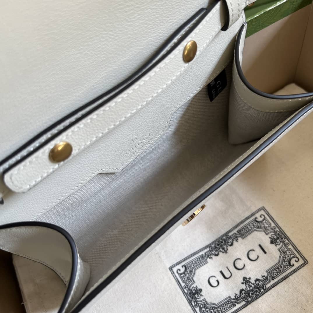 Gvc*1 GG Small Top Handle Tote Bag With Bamboo 675794 Replica