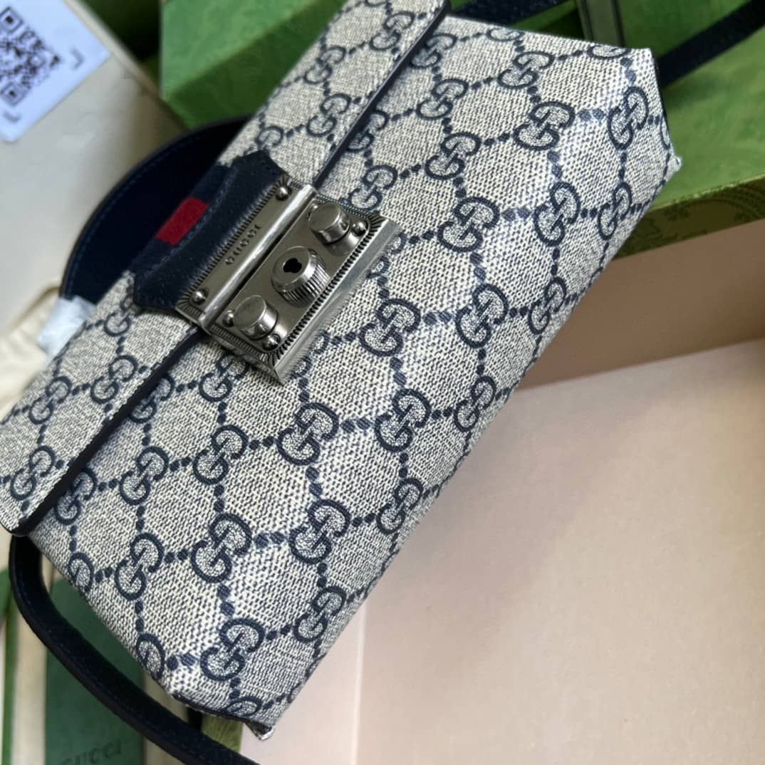 Gvc*1 Crossbody Dupe Padlock Mini GG Svp*me Canvas Top Handle 652683