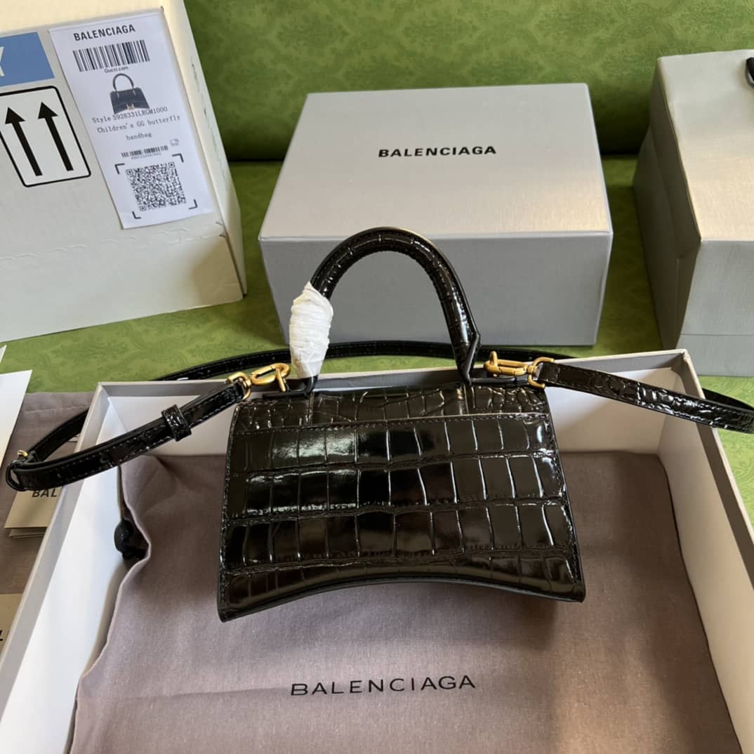 Gvc*1 Ba1en*iaga Hourglass Top-handle Tote Bag 5928331 Replica