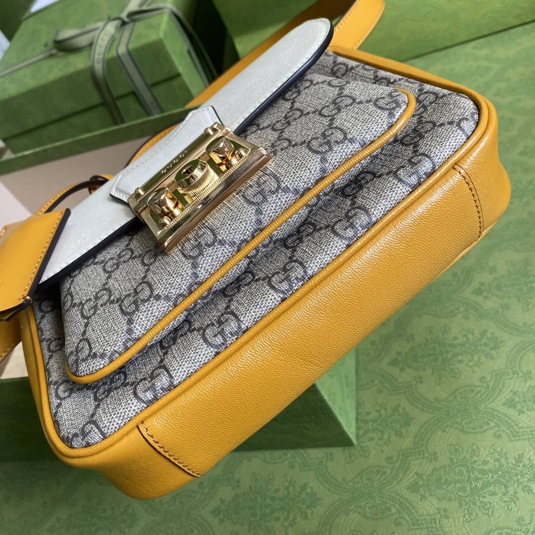 Gvc*1 Svp*me GG Padlock Canvas Mini Bag Replica 658487