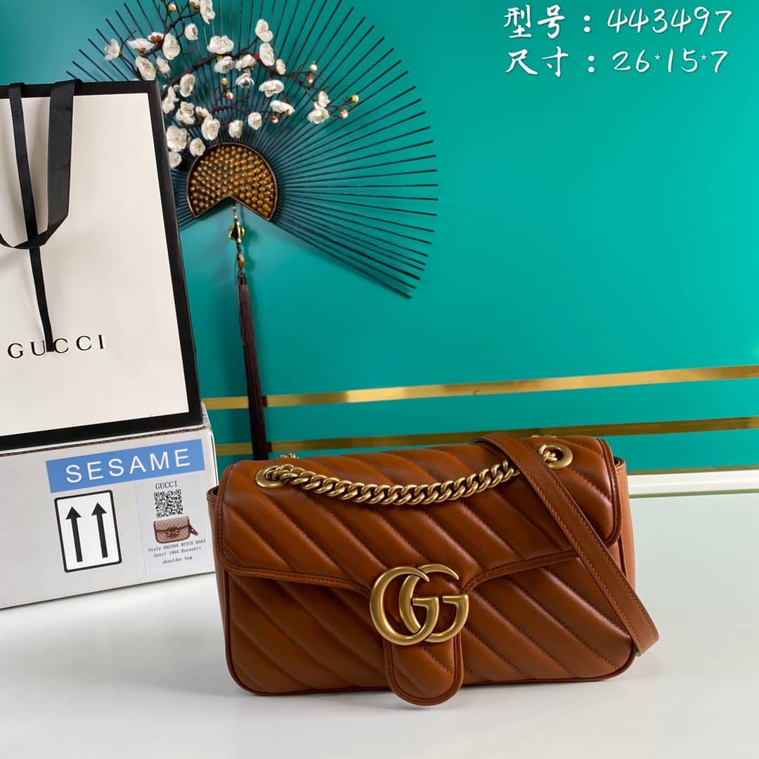 Gvc*1 Marmont GG Small matelassé Shoulder Bag Replica 443497